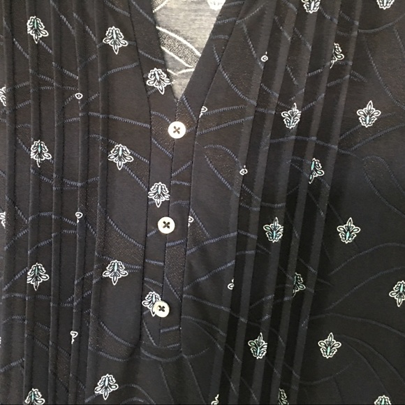 Women's Croft & Barrow Pleated Top Size M - Picture 5 of 7